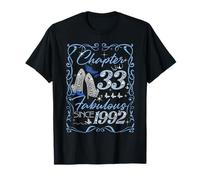Chapter 33 Fabulous Since 1992 33rd Diamond Birthday Queen T-Shirt