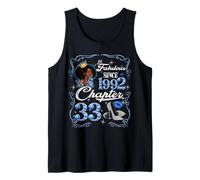 Chapter 33 Fabulous Since 1992 33rd Diamond Birthday Queen Tank Top