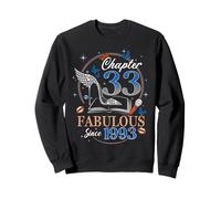 Chapter 33 Fabulous Since 1993 High Heel 33rd Birthday Women Sweatshirt