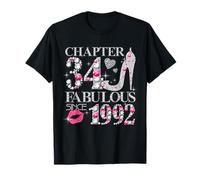 Chapter 34 Fabulous Since 1992 34th Birthday Women Girls T-Shirt