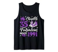 Chapter 35 Fabulous Since 1991 35Th Birthday Women Lady Tank Top