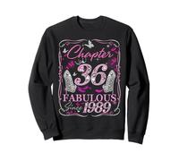 Chapter 36 Fabulous Since 1989 36th Diamond Birthday Queen Sweatshirt