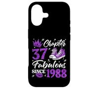 Chapter 37 Fabulous Since 1988 37Th Birthday Women Lady Case for iPhone 17