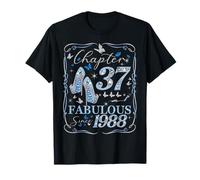 Chapter 37 Fabulous Since 1988 37th Diamond Birthday Queen T-Shirt