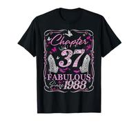 Chapter 37 Fabulous Since 1988 37th Diamond Birthday Queen T-Shirt