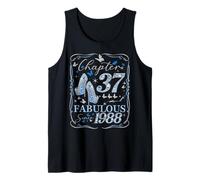 Chapter 37 Fabulous Since 1988 37th Diamond Birthday Queen Tank Top