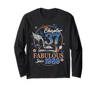 Chapter 37 Fabulous Since 1989 High Heel 37th Birthday Women Long Sleeve T-Shirt