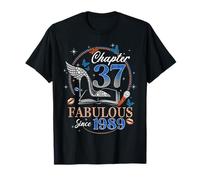 Chapter 37 Fabulous Since 1989 High Heel 37th Birthday Women T-Shirt
