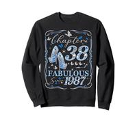 Chapter 38 Fabulous Since 1987 38th Diamond Birthday Queen Sweatshirt