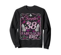 Chapter 38 Fabulous Since 1987 38th Diamond Birthday Queen Sweatshirt