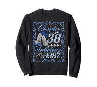 Chapter 38 Fabulous Since 1987 38th Diamond Birthday Queen Sweatshirt