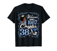 Chapter 38 Fabulous Since 1987 38th Diamond Birthday Queen T-Shirt