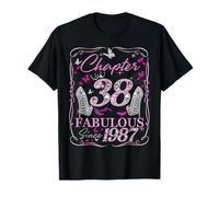 Chapter 38 Fabulous Since 1987 38th Diamond Birthday Queen T-Shirt