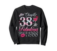 Chapter 38 Fabulous Since 1988 38Th Birthday Gift For Women Sweatshirt