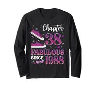 Chapter 38 Fabulous Since 1988 38Th Birthday Girl Lady Long Sleeve T-Shirt