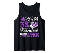 Chapter 38 Fabulous Since 1988 38Th Birthday Women Lady Tank Top