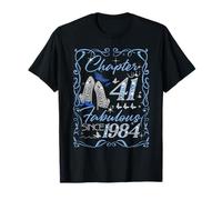Chapter 41 Fabulous Since 1984 41st Diamond Birthday Queen T-Shirt