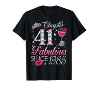 Chapter 41 Fabulous Since 1985 41st Birthday Gift for Women T-Shirt