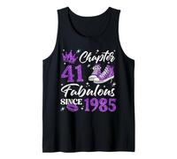 Chapter 41 Fabulous Since 1985 41st Birthday Women Lady Tank Top