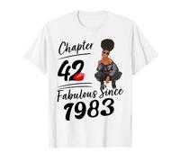Chapter 42 Fabulous Since 1983 42nd Birthday Party for Girls T-Shirt