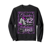 Chapter 42 Fabulous Since 1983 Diamond Heels 42nd Birthday Sweatshirt