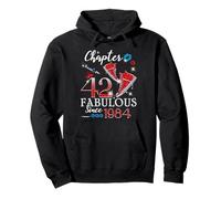 Chapter 42 Fabulous Since 1984 42nd Birthday Women Girls Pullover Hoodie