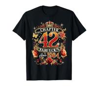 Chapter 42 Fabulous Since 1984 42nd Birthday Women Girls T-Shirt