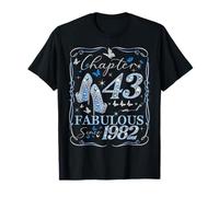 Chapter 43 Fabulous Since 1982 43rd Diamond Birthday Queen T-Shirt