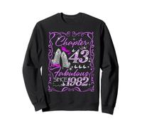 Chapter 43 Fabulous Since 1982 Diamond Heels 43rd Birthday Sweatshirt