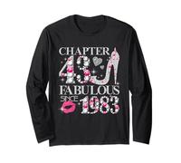 Chapter 43 Fabulous Since 1983 43rd Birthday Women Girls Long Sleeve T-Shirt