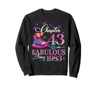 Chapter 43 Fabulous Since 1983 43rd Birthday Women Girls Sweatshirt