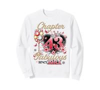 Chapter 43 Fabulous Since 1983 43rd Birthday Women Girls Sweatshirt