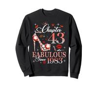 Chapter 43 Fabulous Since 1983 43rd Birthday Women Girls Sweatshirt