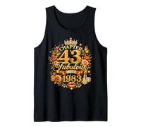 Chapter 43 Fabulous Since 1983 43rd Birthday Women Girls Tank Top