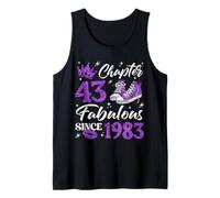 Chapter 43 Fabulous Since 1983 43rd Birthday Women Lady Tank Top