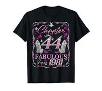 Chapter 44 Fabulous Since 1981 44th Diamond Birthday Queen T-Shirt
