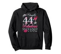 Chapter 44 Fabulous Since 1982 44th Birthday Gift For Women Pullover Hoodie