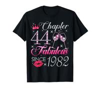 Chapter 44 Fabulous Since 1982 44th Birthday Gift for Women T-Shirt