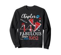 Chapter 44 Fabulous Since 1982 44th Birthday Women Girls Sweatshirt
