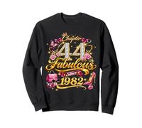 Chapter 44 Fabulous Since 1982 44th Birthday Women Girls Sweatshirt