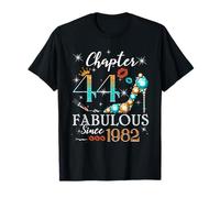 Chapter 44 Fabulous Since 1982 44th Birthday Women Girls T-Shirt