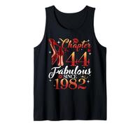 Chapter 44 Fabulous Since 1982 44th Birthday Women Girls Tank Top