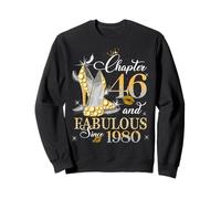 Chapter 46 Fabulous EST 1980 46th Birthday Queen Diamond Sweatshirt