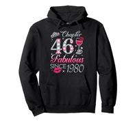 Chapter 46 Fabulous Since 1980 46Th Birthday Gift For Women Pullover Hoodie