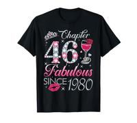 Chapter 46 Fabulous Since 1980 46Th Birthday Gift for Women T-Shirt