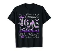 Chapter 46 Fabulous Since 1980 46Th Birthday Women Girls T-Shirt