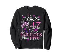 Chapter 47 Fabulous EST 1979 47th Birthday Queen Diamond Sweatshirt