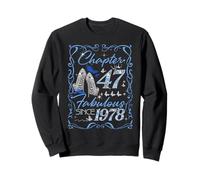 Chapter 47 Fabulous Since 1978 47th Diamond Birthday Queen Sweatshirt