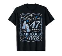 Chapter 47 Fabulous Since 1978 47th Diamond Birthday Queen T-Shirt