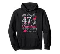 Chapter 47 Fabulous Since 1979 47Th Birthday Gift For Women Pullover Hoodie